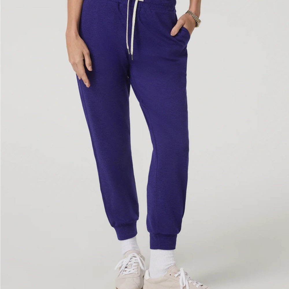 NWT Vuori Women’s Purple Stellar Sky Heather Performance Jogger Pants Medium - Picture 2 of 4